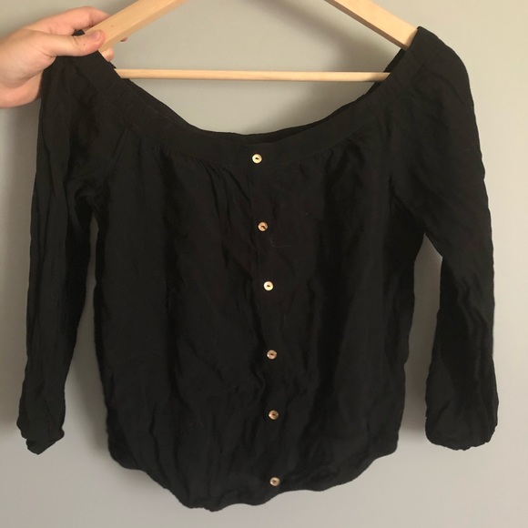 DYNAMITE OFF THE SHOULDER BLOUSE - Picture 2 of 3